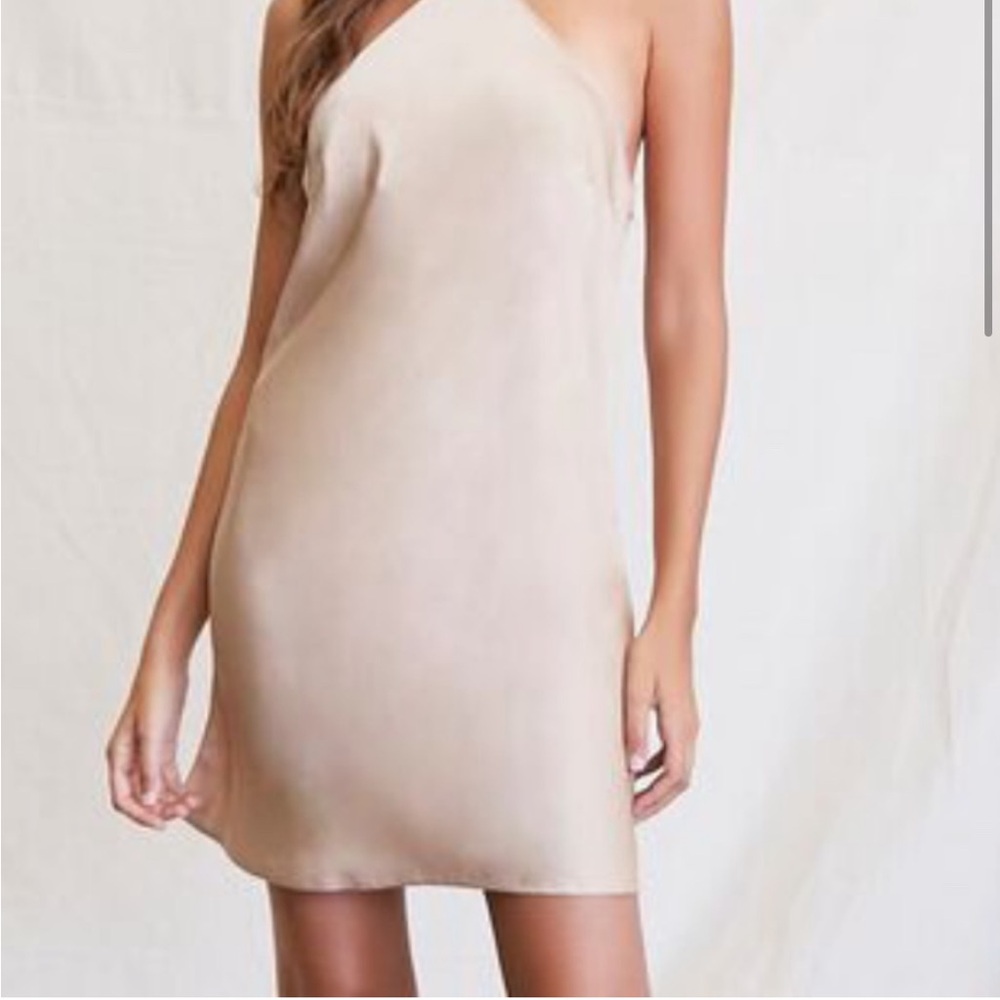 Champagne Halter Dress